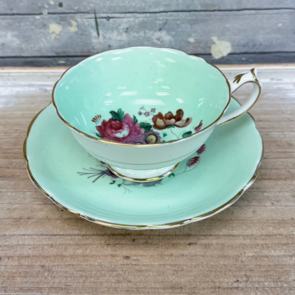 Vintage Paragon Double Warrant Teacup & Saucer, Fine Bone China 1930s